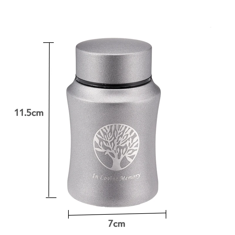 Stainless Steel Pet Urns for Cremation - Gold/Silver Tree Design - Dog, Cat, Birds, and Mouse Ashes Keepsake Casket - Pets Columbarium Memorials
