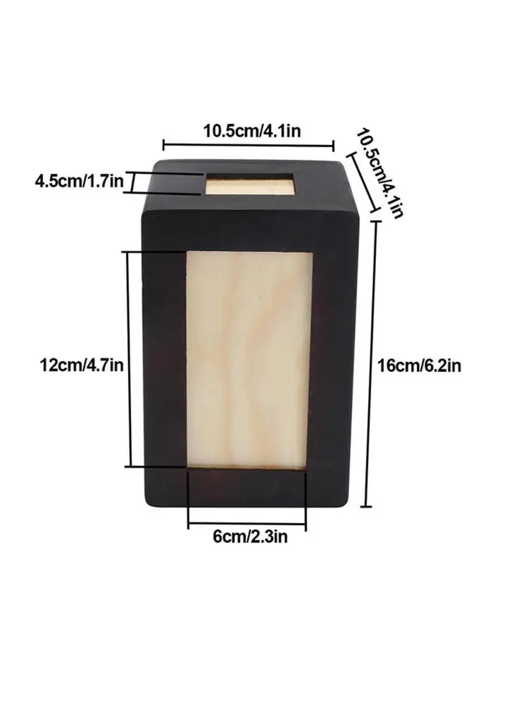 Personalized Wooden Pet Urn for Dogs and Cats - Memorial Casket Box with Photo Slot - Urns for Cremation
