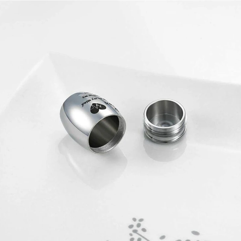 Small Stainless Steel Decorative Urns for Cremation - Mini Funeral Urns for Ashes - Memorial Ashes Holder in 2 Sizes
