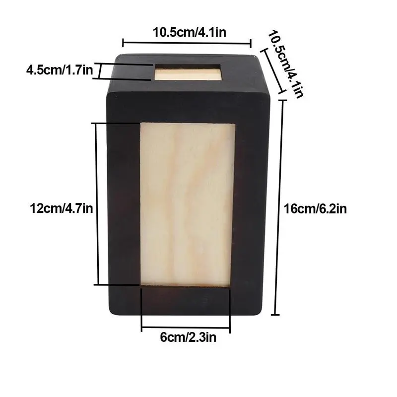 Personalized Wooden Pet Urn for Dogs and Cats - Memorial Casket Box with Photo Slot - Urns for Cremation