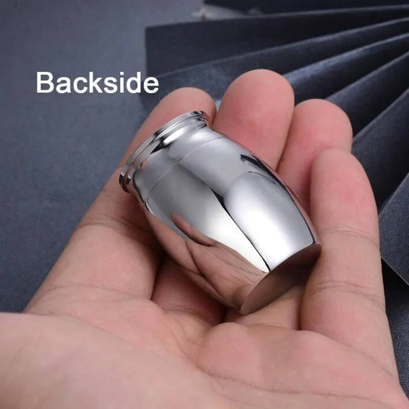 Small Stainless Steel Decorative Urns for Cremation - Mini Funeral Urns for Ashes - Memorial Ashes Holder in 2 Sizes