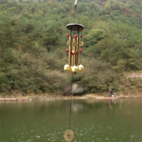 Outdoor Memorial Wind Chimes with 27 Tuned Tubes for Soothing Melodic Tones - Ideal Garden Decoration and Relaxing Wind Music - Image 3