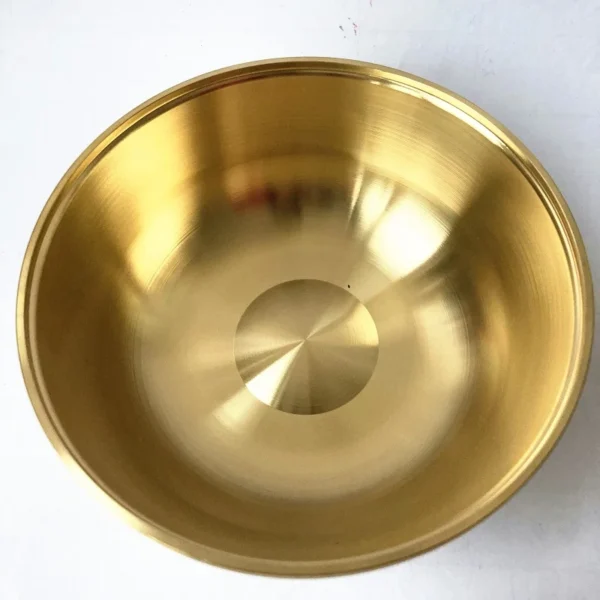 Brass Ritual Tarot Pentagram Altar Bowl - Gold Tableware for Ceremony, Moon Divination, Astrological Tool, Board Game - Witchcraft Supplies - Image 5