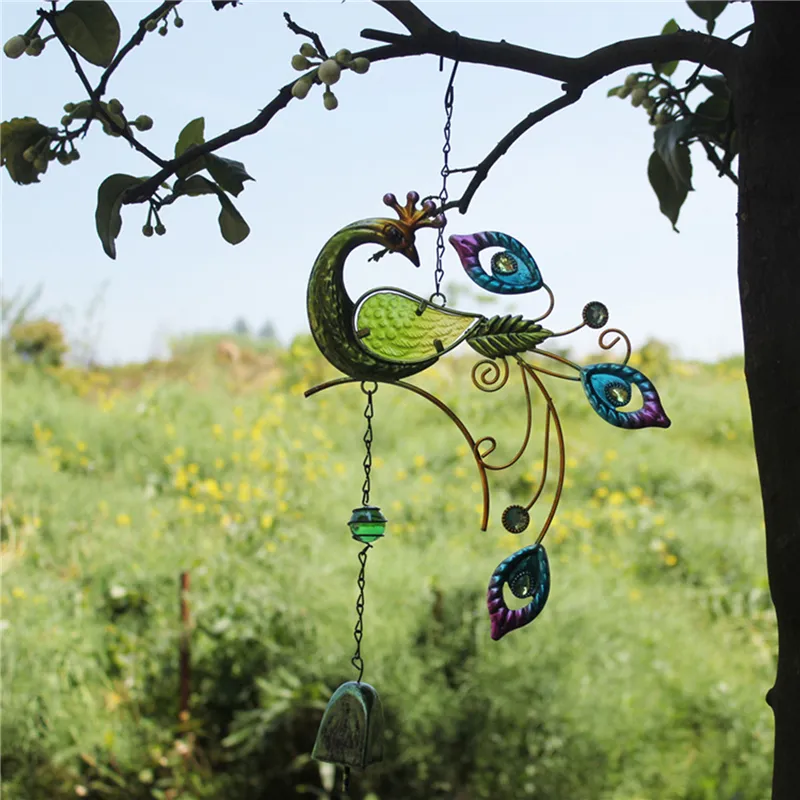 Large Copper Money Wind Chime Pendant - Metal Pipe Wind Chime with Bells and Tubes - Outdoor Yard Garden Home Decoration - Unique Memorial Wind Chimes