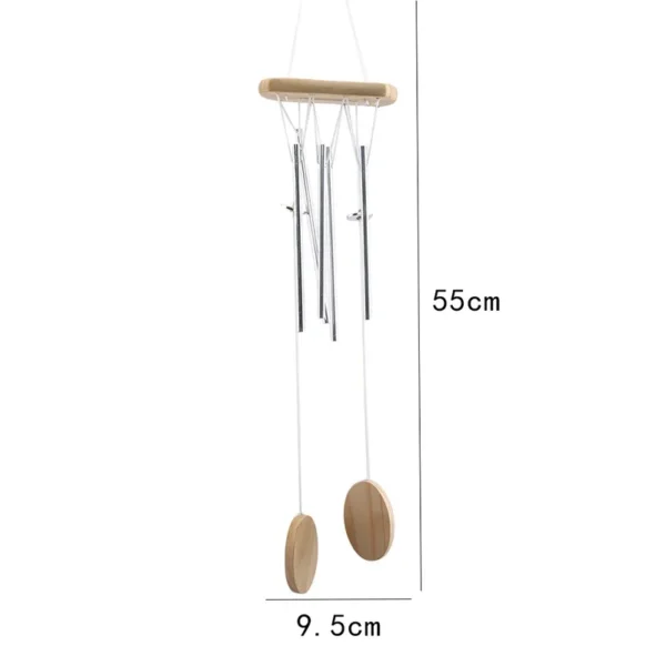 Large Copper Money Wind Chime Pendant - Metal Pipe Wind Chime with Bells and Tubes - Outdoor Yard Garden Home Decoration - Unique Memorial Wind Chimes - Image 17