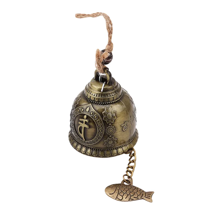 Large Copper Money Wind Chime Pendant - Metal Pipe Wind Chime with Bells and Tubes - Outdoor Yard Garden Home Decoration - Unique Memorial Wind Chimes