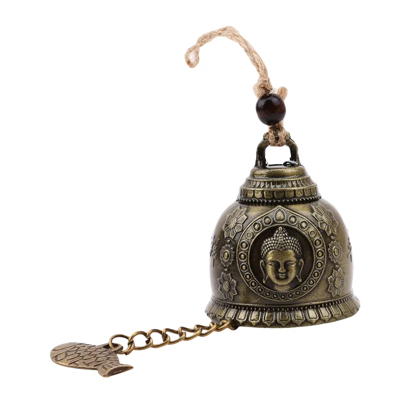 Large Copper Money Wind Chime Pendant - Metal Pipe Wind Chime with Bells and Tubes - Outdoor Yard Garden Home Decoration - Unique Memorial Wind Chimes