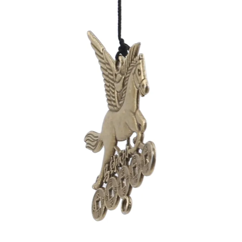 Large Copper Money Wind Chime Pendant - Metal Pipe Wind Chime with Bells and Tubes - Outdoor Yard Garden Home Decoration - Unique Memorial Wind Chimes