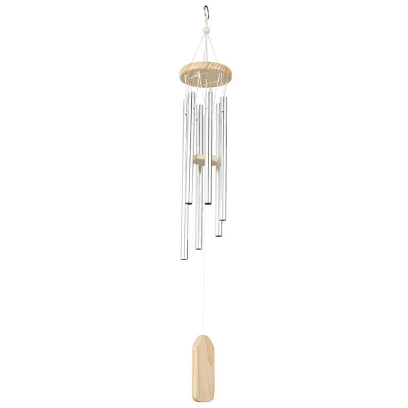 Large Copper Money Wind Chime Pendant - Metal Pipe Wind Chime with Bells and Tubes - Outdoor Yard Garden Home Decoration - Unique Memorial Wind Chimes