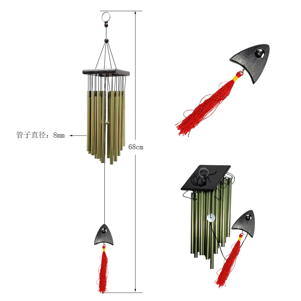 Large Bells Wind Chimes - Creative 16 Tubes Memorial Windchime for Home and Garden Outdoor Decoration