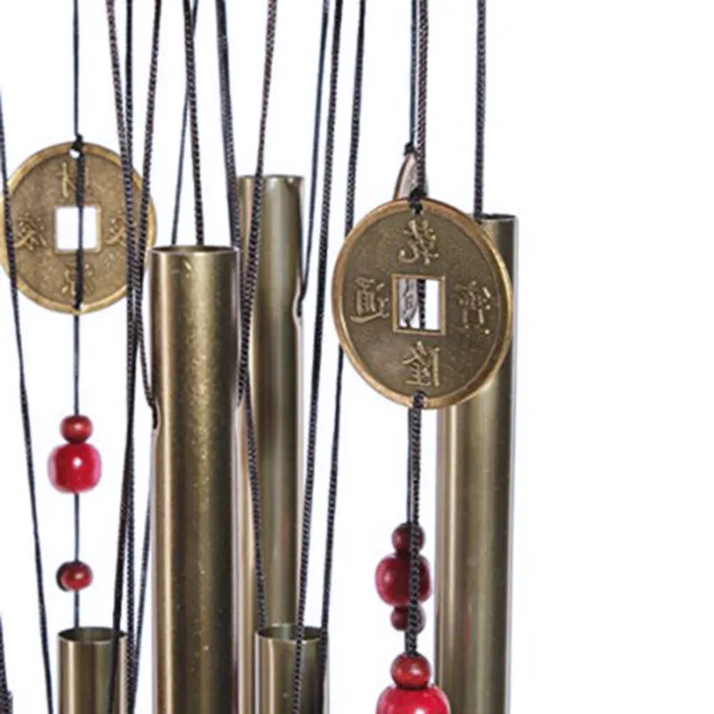 Bless A Symbol Of Good Luck - Large Wind Chime Tubes Bells, Metal Church Bell Wood Metal for Outdoor Garden, Yard, Home Decoration - Memorial Wind Chimes