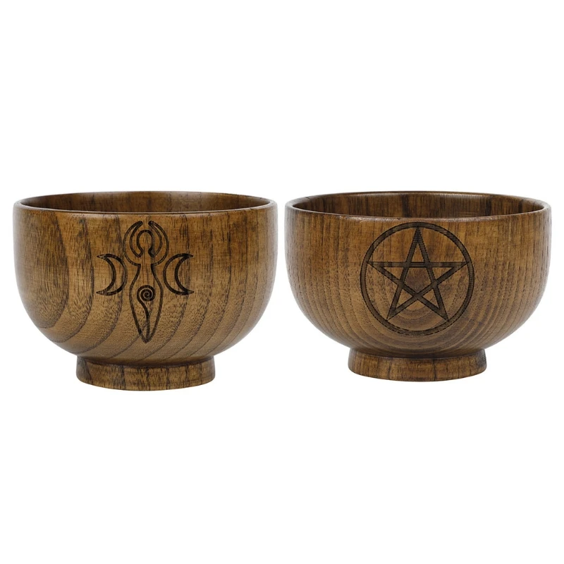 Altar Bowl for Rituals and Ceremonies - Moon Divination, Astrological Tool, Board Game Witchcraft Prop