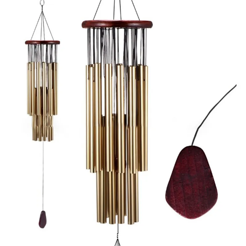 Outdoor Memorial Wind Chimes with 27 Tuned Tubes for Soothing Melodic Tones - Ideal Garden Decoration and Relaxing Wind Music