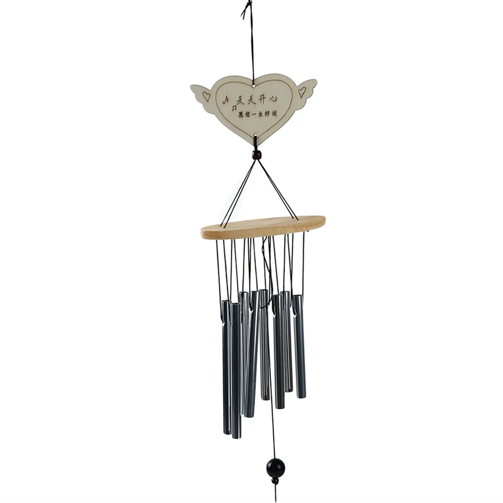 Large Copper Money Wind Chime Pendant - Metal Pipe Wind Chime with Bells and Tubes - Outdoor Yard Garden Home Decoration - Unique Memorial Wind Chimes