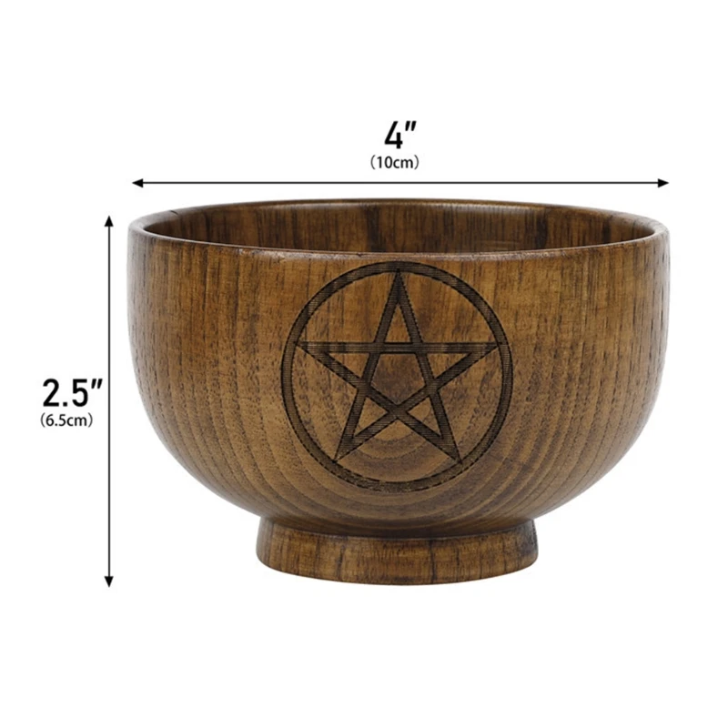 Altar Bowl for Rituals and Ceremonies - Moon Divination, Astrological Tool, Board Game Witchcraft Prop