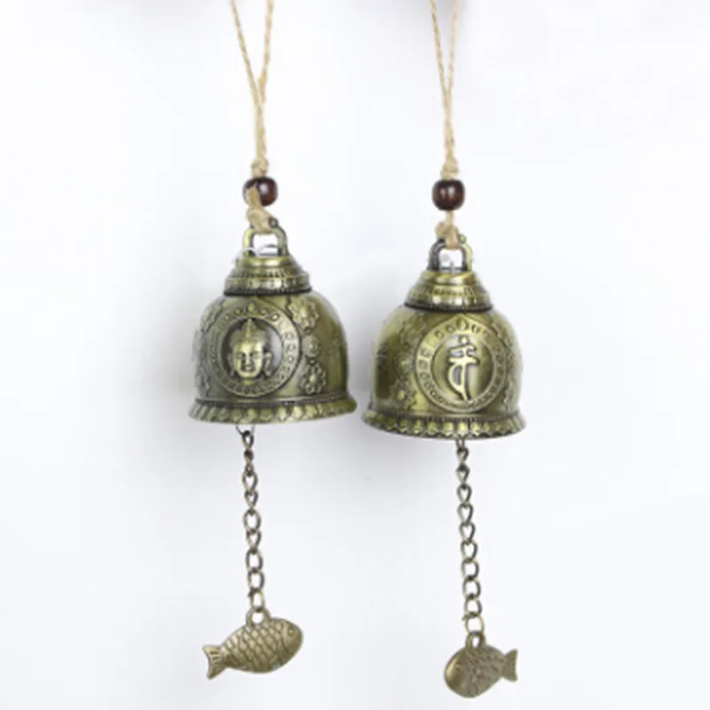 Large Copper Money Wind Chime Pendant - Metal Pipe Wind Chime with Bells and Tubes - Outdoor Yard Garden Home Decoration - Unique Memorial Wind Chimes