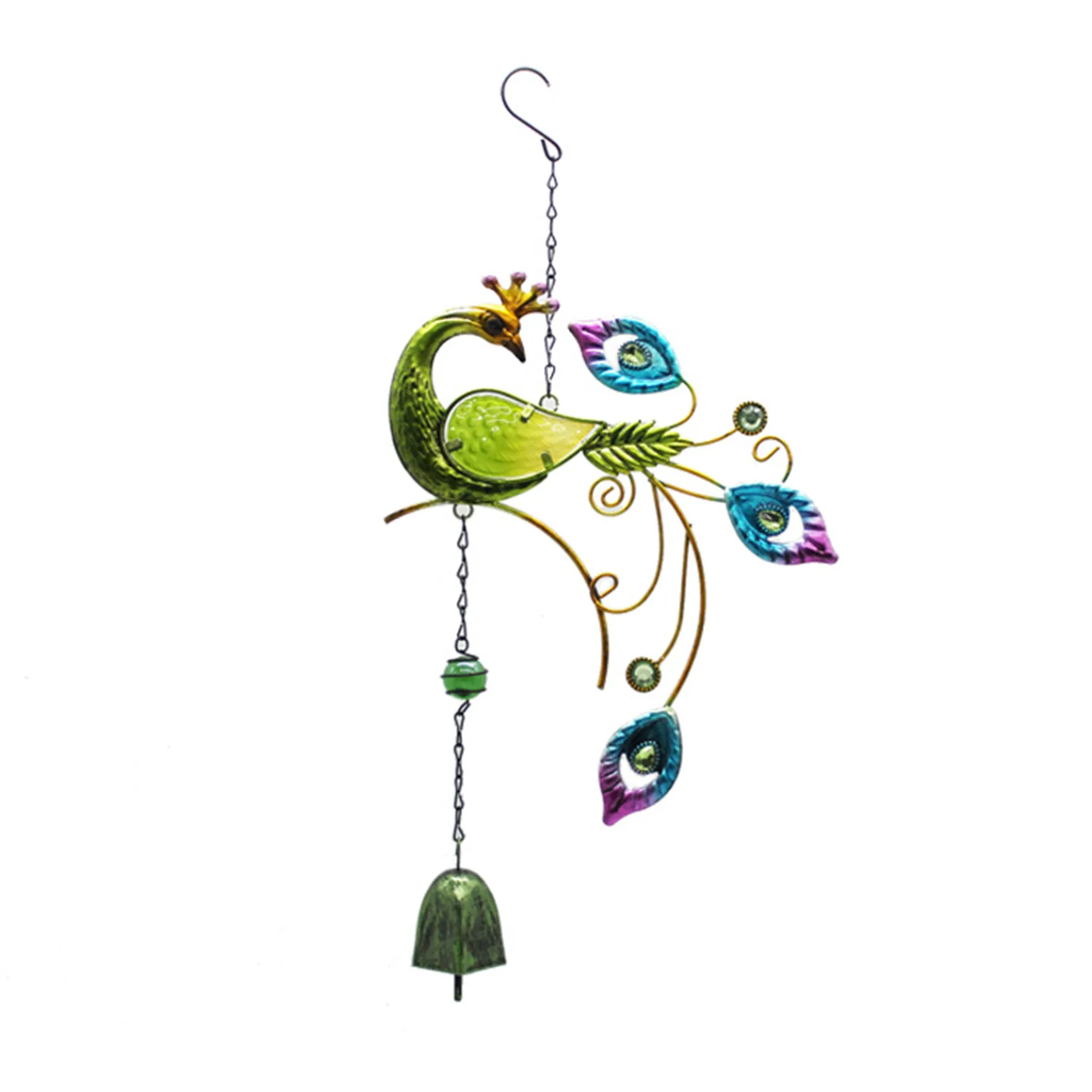Large Copper Money Wind Chime Pendant - Metal Pipe Wind Chime with Bells and Tubes - Outdoor Yard Garden Home Decoration - Unique Memorial Wind Chimes