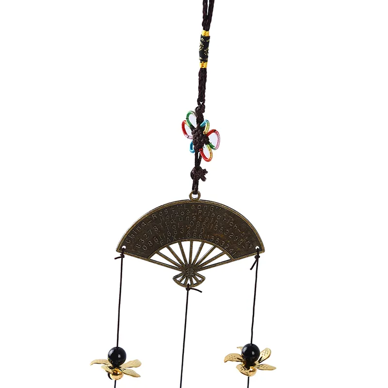 Large Copper Money Wind Chime Pendant - Metal Pipe Wind Chime with Bells and Tubes - Outdoor Yard Garden Home Decoration - Unique Memorial Wind Chimes