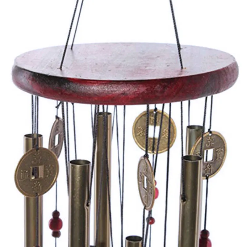 Bless A Symbol Of Good Luck - Large Wind Chime Tubes Bells, Metal Church Bell Wood Metal for Outdoor Garden, Yard, Home Decoration - Memorial Wind Chimes