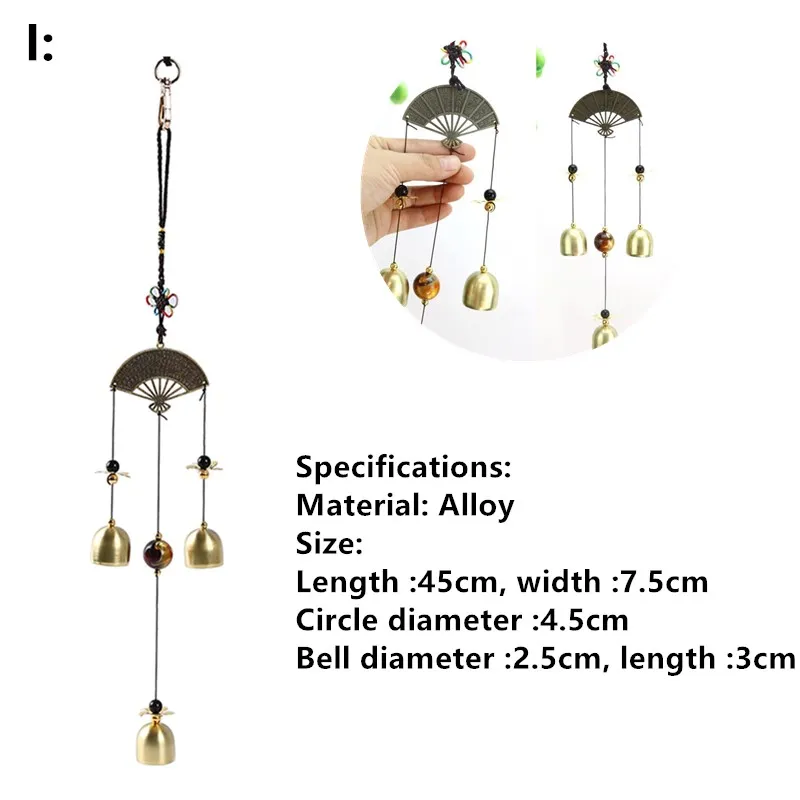 Large Copper Money Wind Chime Pendant - Metal Pipe Wind Chime with Bells and Tubes - Outdoor Yard Garden Home Decoration - Unique Memorial Wind Chimes