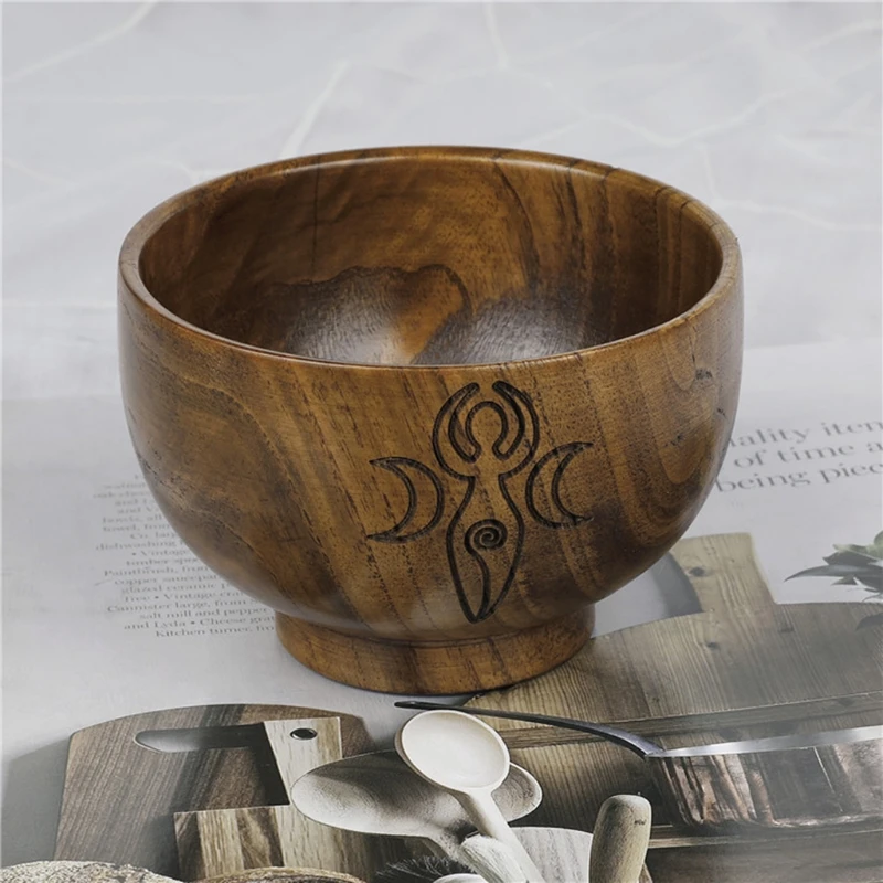 Altar Bowl for Rituals and Ceremonies - Moon Divination, Astrological Tool, Board Game Witchcraft Prop