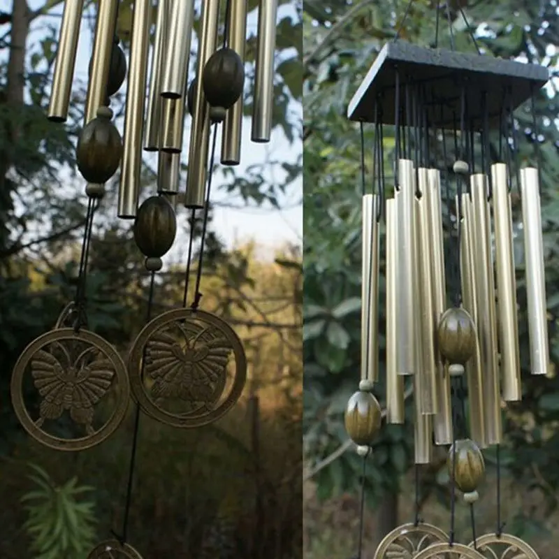 Outdoor Memorial Wind Chimes with 27 Tuned Tubes for Soothing Melodic Tones - Ideal Garden Decoration and Relaxing Wind Music