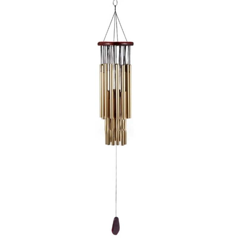 Outdoor Memorial Wind Chimes with 27 Tuned Tubes for Soothing Melodic Tones - Ideal Garden Decoration and Relaxing Wind Music