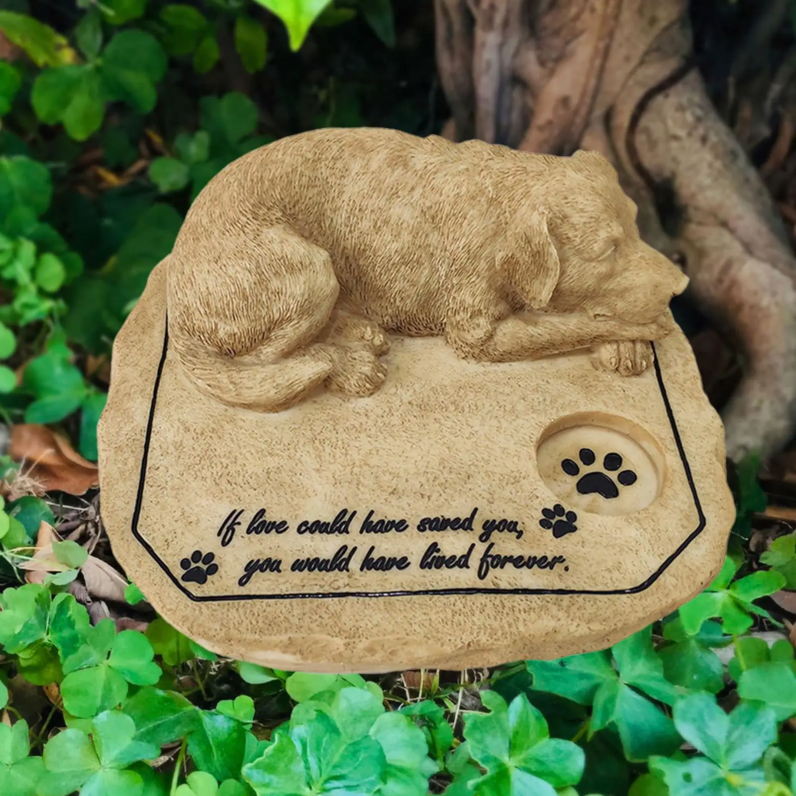 Pet Memorial Stones - Beautiful Memorial Wind Chimes for Dogs - Outdoor Tombstone or Indoor Display - Heartfelt Pet Memorial Gifts