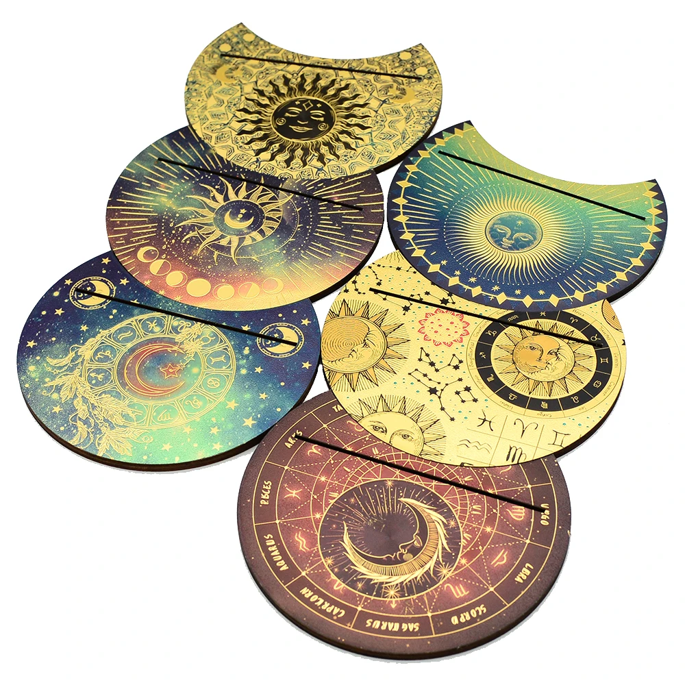 Deluxe Sun Gift Box Set with Gold Foil Tarot - Beautiful Tarot Decks - 12 * 7cm Stamping PVC, Waterproof, Wear Resistant Board Game Card in Feather Black Gold Design