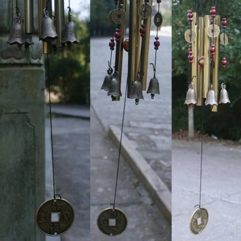 Bless A Symbol Of Good Luck - Large Wind Chime Tubes Bells, Metal Church Bell Wood Metal for Outdoor Garden, Yard, Home Decoration - Memorial Wind Chimes