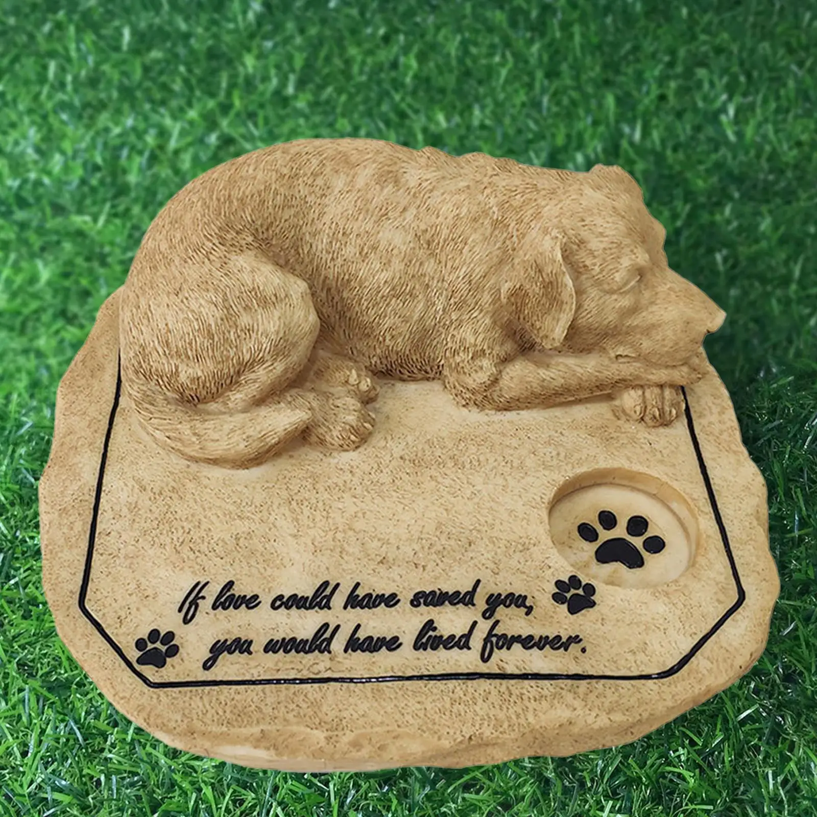 Pet Memorial Stones - Beautiful Memorial Wind Chimes for Dogs - Outdoor Tombstone or Indoor Display - Heartfelt Pet Memorial Gifts